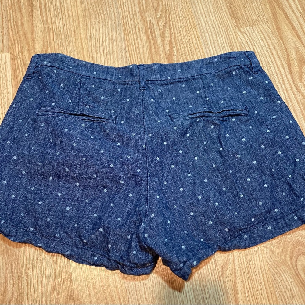 Old Navy blue chambray dot everyday shorts‎ 8